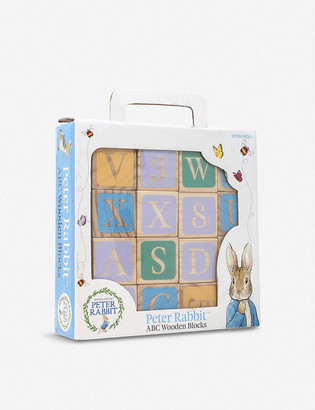 Peter Rabbit wooden block toy set