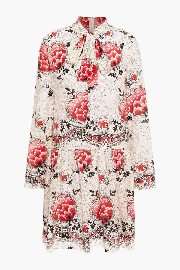 Red Valentino Printed Mini Dress | Shop the world's largest 