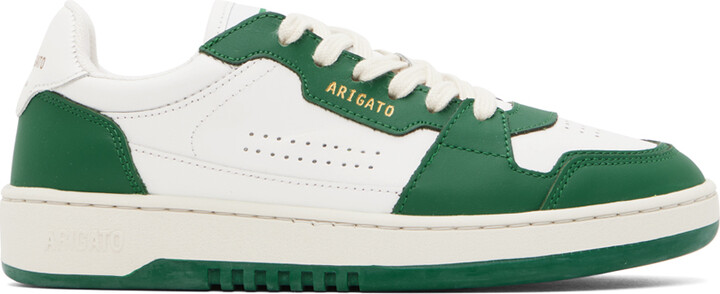 Axel Arigato White & Green Dice Lo Sneakers - ShopStyle