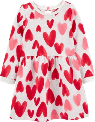 Carter's Toddler Girls Heart Fleece Dress