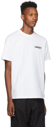 Carhartt Work In Progress White College Script T-Shirt