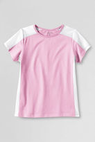 Thumbnail for your product : Lands' End School Uniform Women's Short Sleeve Colorblock T-shirt