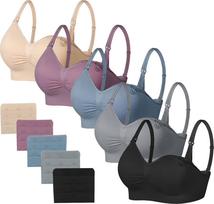 JAMRID Sleeping Nursing Bras for Breastfeeding Maternity Bras for Pregnancy Seamless Bralette