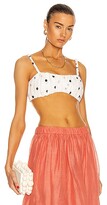 Thumbnail for your product : MARIANNA SENCHINA Cropped Folded Bustier Top in Black & White