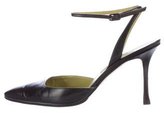 Thumbnail for your product : Manolo Blahnik Pointed-Toe Leather Pumps