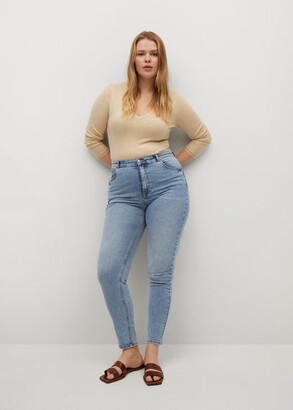 MANGO Violeta BY Super slim-fit Lorena jeans 20 - Plus - ShopStyle