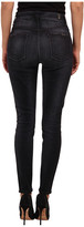 Thumbnail for your product : 7 For All Mankind High Waist Ankle Skinny in Slim Illusion Storm Black