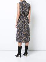 Thumbnail for your product : Adam Lippes printed floral silk sleeveless dress