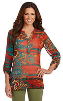 Thumbnail for your product : Multiples Border-Print Tunic
