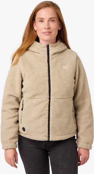 MOBILE WARMING MobileWarmingWomensHigh-PileFleeceJacketMediumCoffee
