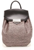 Thumbnail for your product : Alexander Wang 'Prisma' Croc Embossed Backpack