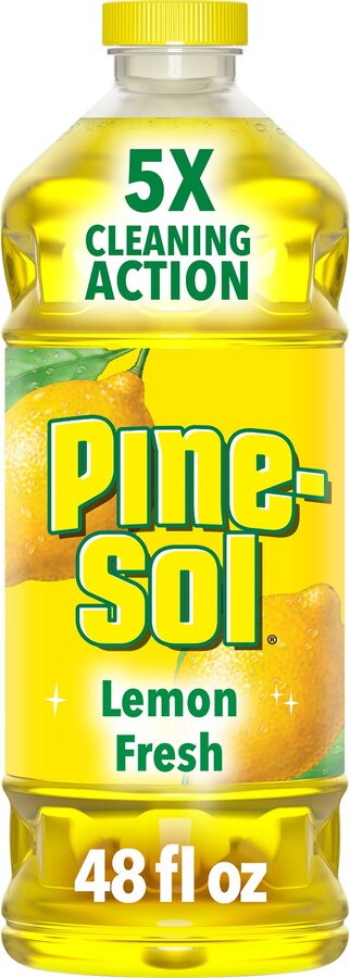 Pine-Sol Multi-Surface Cleaner, Lemon Fresh, 48 Fluid Ounces