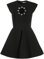 Thumbnail for your product : Christopher Kane Crystal Bell Mini Dress
