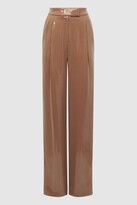 Thumbnail for your product : Reiss Nude Lizzie Sequin Wide Leg Trousers