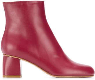 red ankle boots canada