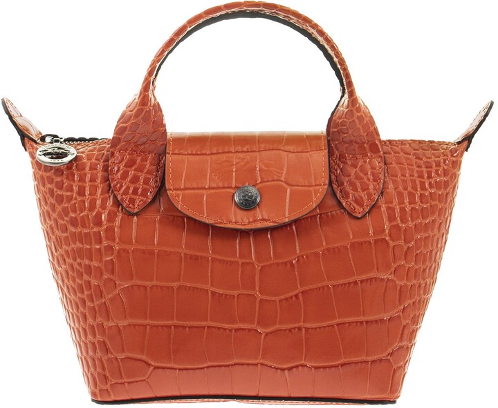 le pliage cuir top handle bag xs