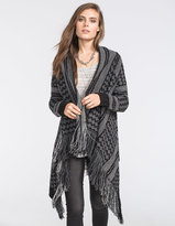 Thumbnail for your product : Full Tilt Boho Womens Fringe Wrap Sweater