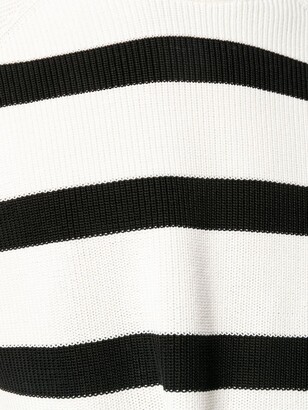 AMI Paris Striped crew neck Sweater Raglan Sleeves