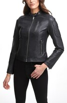Thumbnail for your product : Levi's Zip Front Water Repellent Faux Leather Moto Jacket