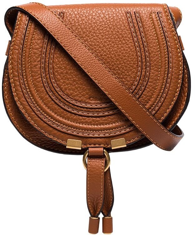 chloé marcie mini round crossbody