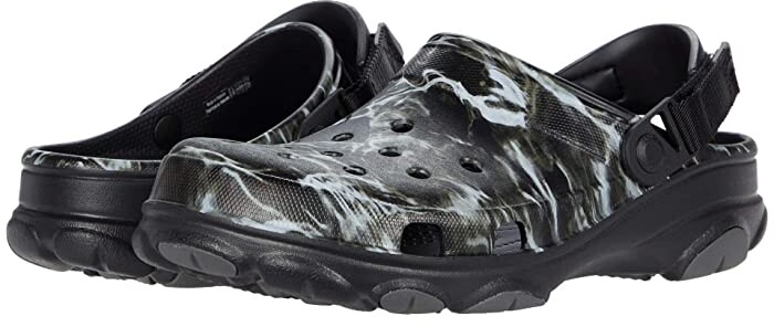 crocs black for men