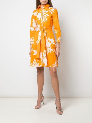 Carolina Herrera Floral-Print Shirt Dress