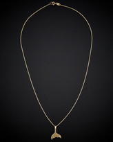 Thumbnail for your product : Italian Gold 14K Dolphin Tail Necklace