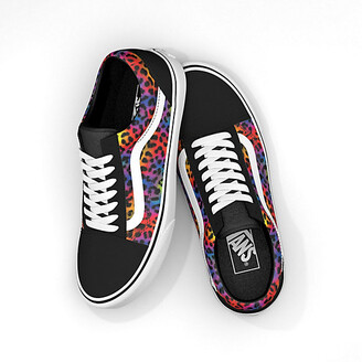 Vans Rainbow Spot Leopard Old Skool - ShopStyle Shoes