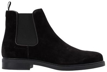 calvin klein suede chelsea boots