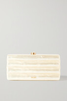 Thumbnail for your product : Cult Gaia Enid Marbled Acrylic Clutch - Ivory