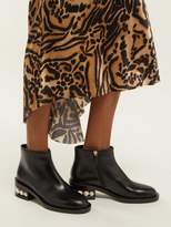 Thumbnail for your product : Nicholas Kirkwood Casati Faux Pearl Heeled Leather Ankle Boots - Womens - Black