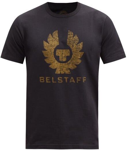 Belstaff Coteland 2.0 Logo-print Cotton-jersey T-shirt - Black - ShopStyle