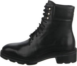Alexander Wang Leather Combat Boots - ShopStyle