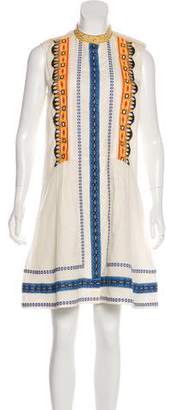Tory Burch Embroidered Knee-Length Dress