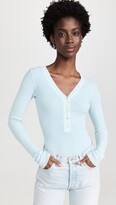 Thumbnail for your product : Marissa Webb Stretch Waffle Slim Knit Henley
