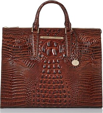 Brahmin Bags, Brahmin Aubree Toasted Melbourne Nwt, Color: Brown/Tan, Size: 12.5 X 10 X 5.5 in 2023