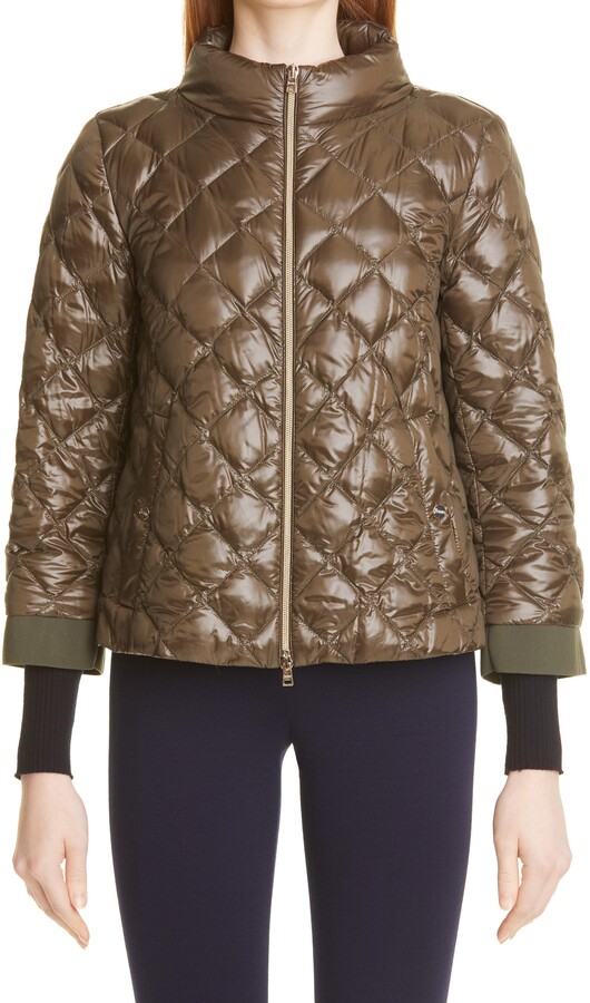 Herno Diamond Quilted Ultralight Down Bomber Jacket ShopStyle
