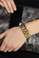 Thumbnail for your product : Aurélie Bidermann Braided gold-plated cuff