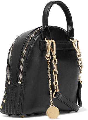 Donna Karan Mini Studded Quilted Leather Backpack