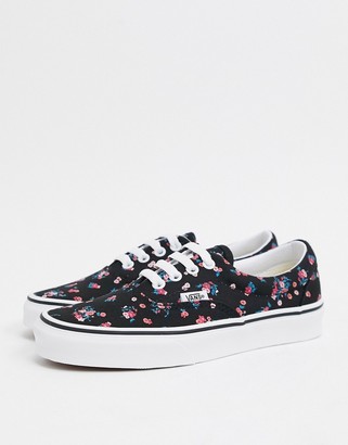 vans floral shoes