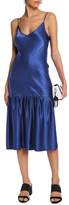 Thumbnail for your product : Maggie Marilyn Gathered Silk-satin Dress