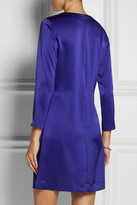 Thumbnail for your product : Sonia Rykiel Sonia by Pleated satin mini dress