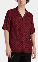 Thumbnail for your product : Ksubi Men's Abstract-Checkerboard Short-Sleeve Shirt - Md. Red