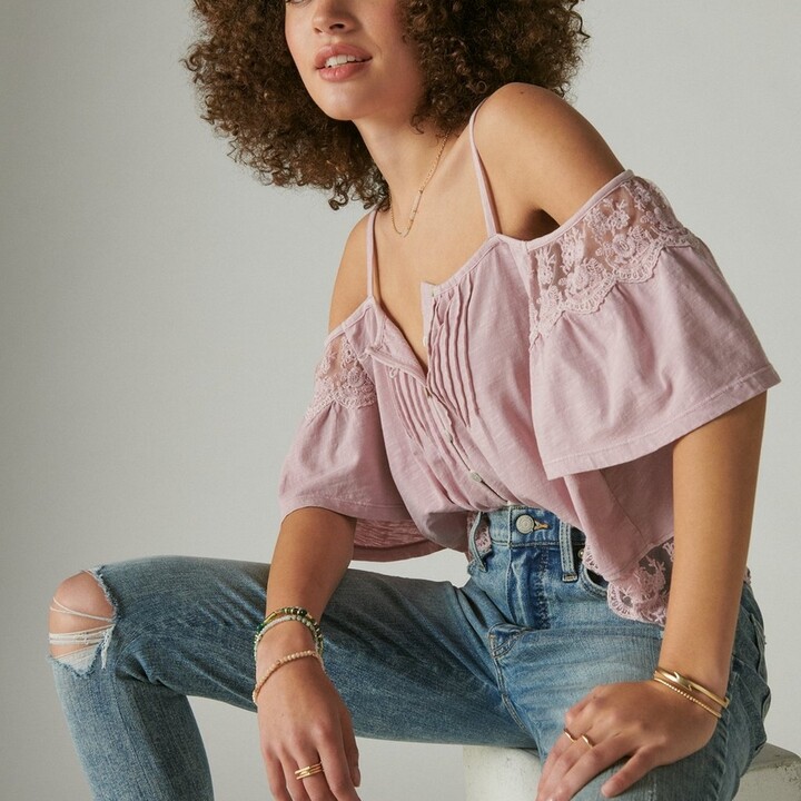 Dusty Pink Tops, Shop The Largest Collection