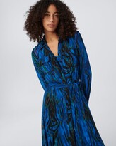 Thumbnail for your product : Diane von Furstenberg Andi Midi Mesh Shirt Dress
