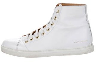 Marc Jacobs Leather High-Top Sneakers