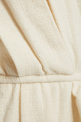 IRO Woolia Wrap-effect Linen And Silk-blend Blouse