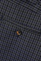 Thumbnail for your product : WRIGHT LE CHAPELAIN Checked Wool Flared Pants - Dark gray