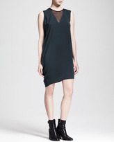 Thumbnail for your product : Helmut Lang HELMUT Nexa Asymmetric Drape Dress