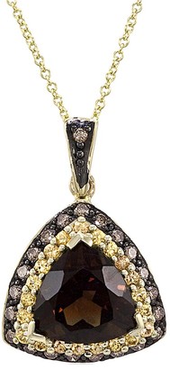 LeVian Grand Sample Sale 14K Honey Gold 3.47 Ct. Tw. Diamond & Gemstone Necklace